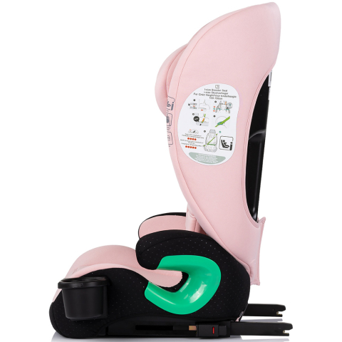 Scaun auto Chipolino Patrol I-Size 100-150 cm cu sistem Isofix powder pink [3]