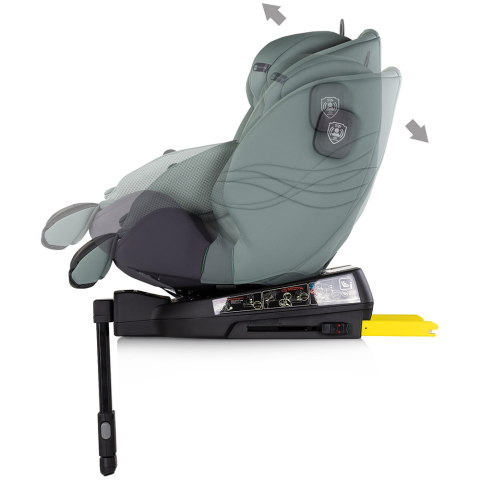 Scaun auto Chipolino Premium I-Size 40-150 cm cu sistem Isofix basil [4]