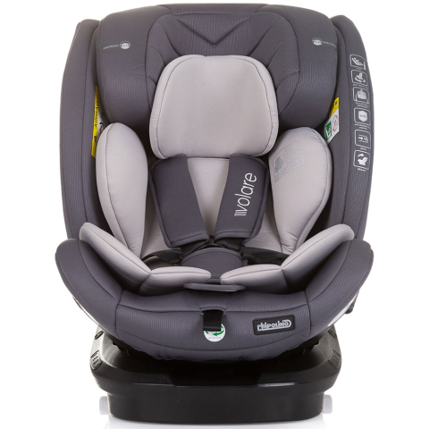 Scaun auto Chipolino Volare I-Size 40-150 cm granite cu sistem Isofix [1]