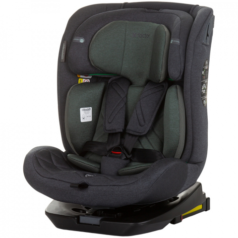 Carucioare, articole transport - Scaun auto Chipolino X Factor I-Size 40-150 cm pastel green cu sistem Isofix