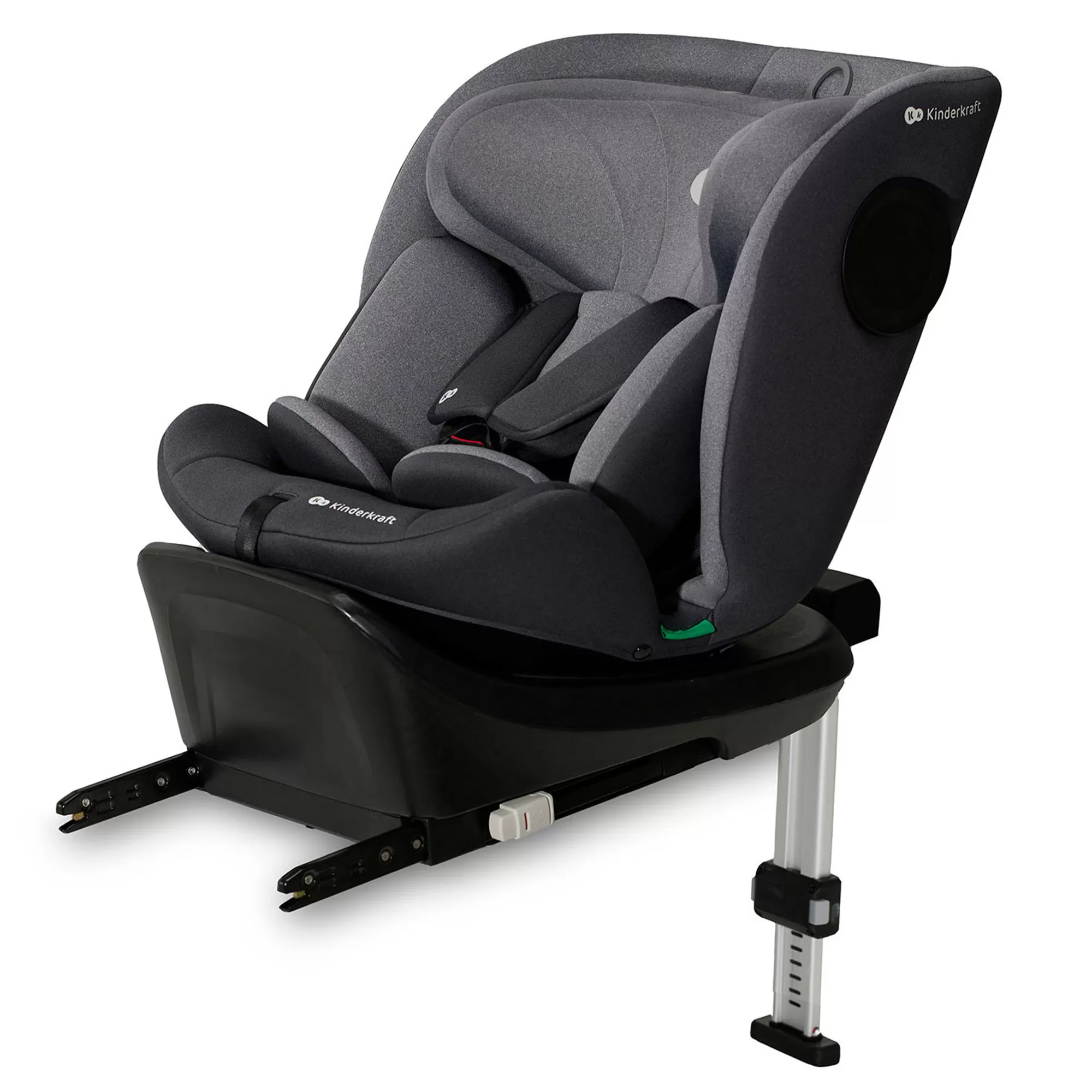 Scaun auto i-size, 40-150 cm, kinderkraft i-360, grey, varsta de la 0 luni la 12 ani [6]