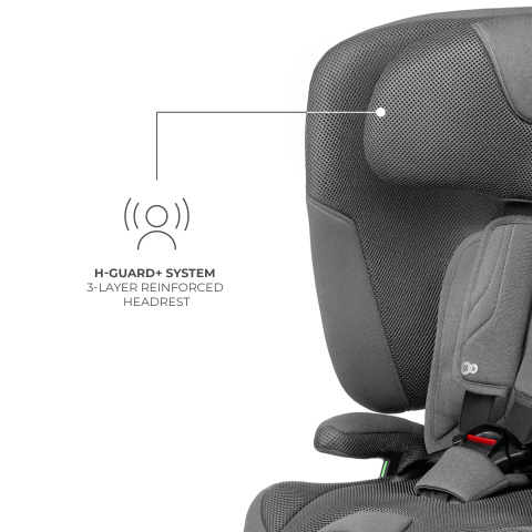 Scaun auto kinderkraft fix2go 76-150 cm, grey [6]