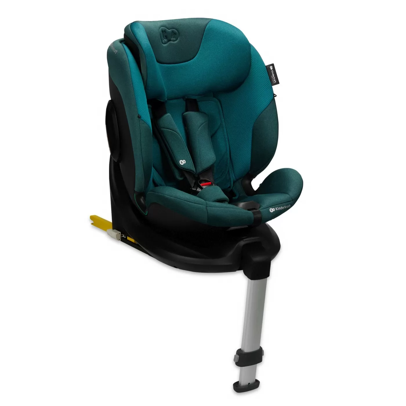 Scaun auto kinderkraft i-fix, i-size 40-150 cm, harbor blue, varsta de la 0 luni la 12 ani [4]