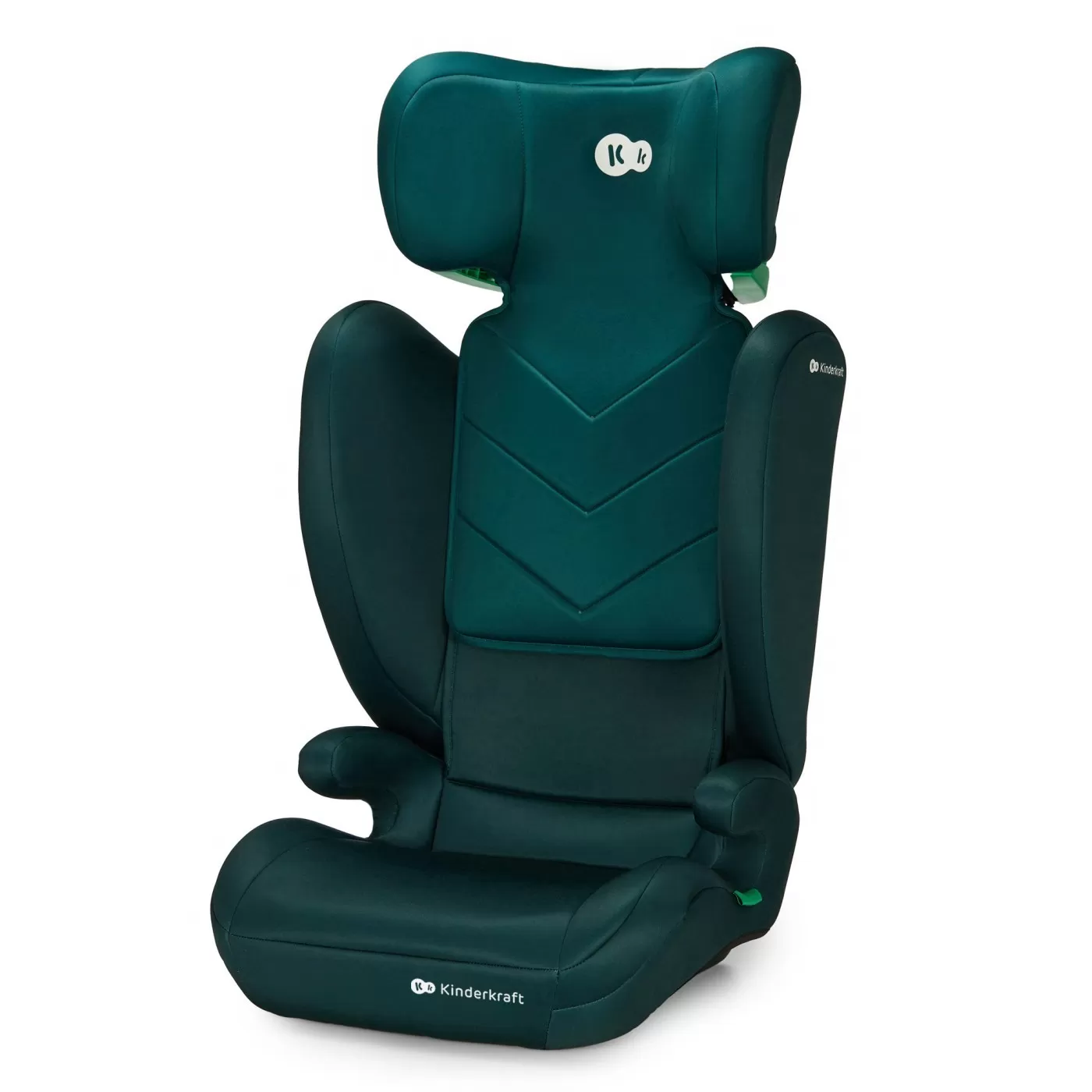 Scaun auto kinderkraft i-spark, i-size 100-150 cm, green, varsta de la 3 ani la 12 ani [4]