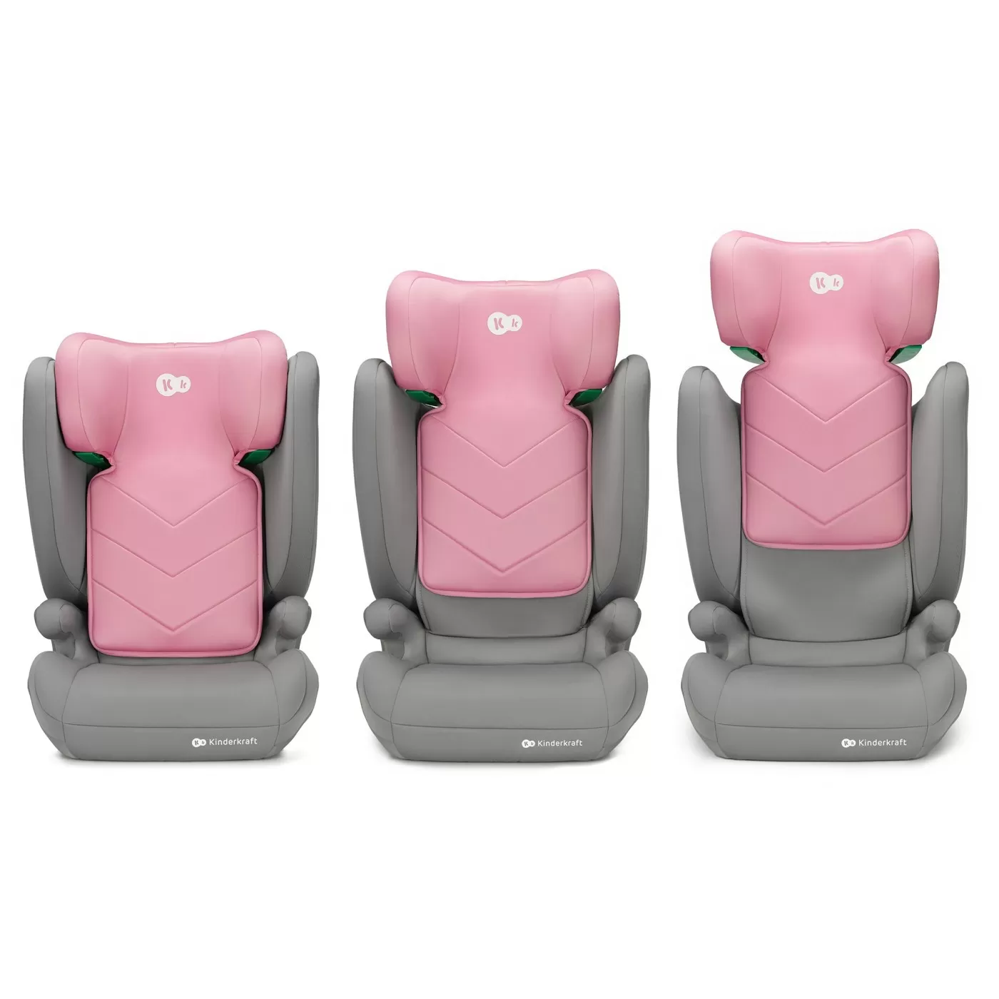 Scaun auto kinderkraft i-spark, i-size 100-150 cm, pink, varsta de la 3 ani la 12 ani [2]