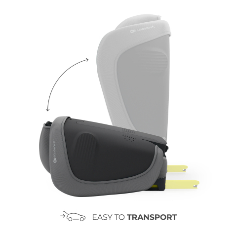 Scaun auto kinderkraft unity2 100-150 cm, grey [3]