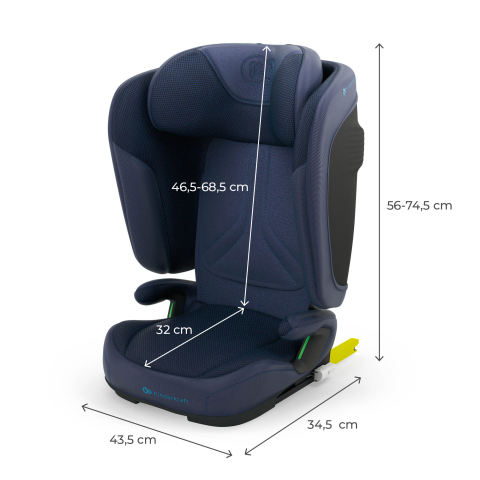 Scaun auto kinderkraft unity2 100-150 cm, navy [8]