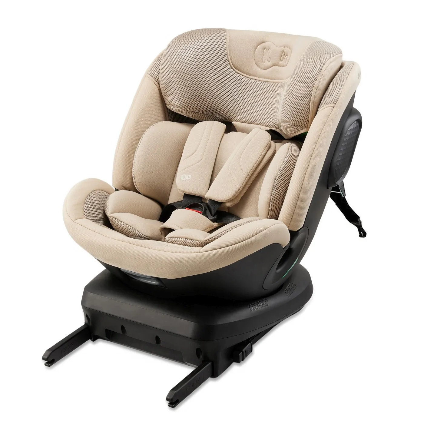 Carucioare, articole transport - Scaun auto kinderkraft xpedition 3 i-size 40-150 cm, beige, copii varsta 0 luni pana la 12 ani