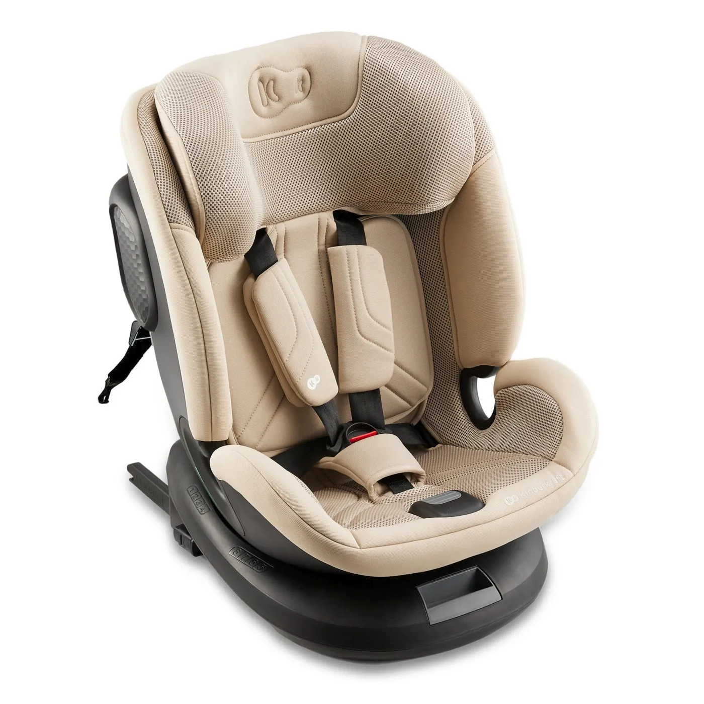 Scaun auto kinderkraft xpedition 3 i-size 40-150 cm, beige, copii varsta 0 luni pana la 12 ani [3]