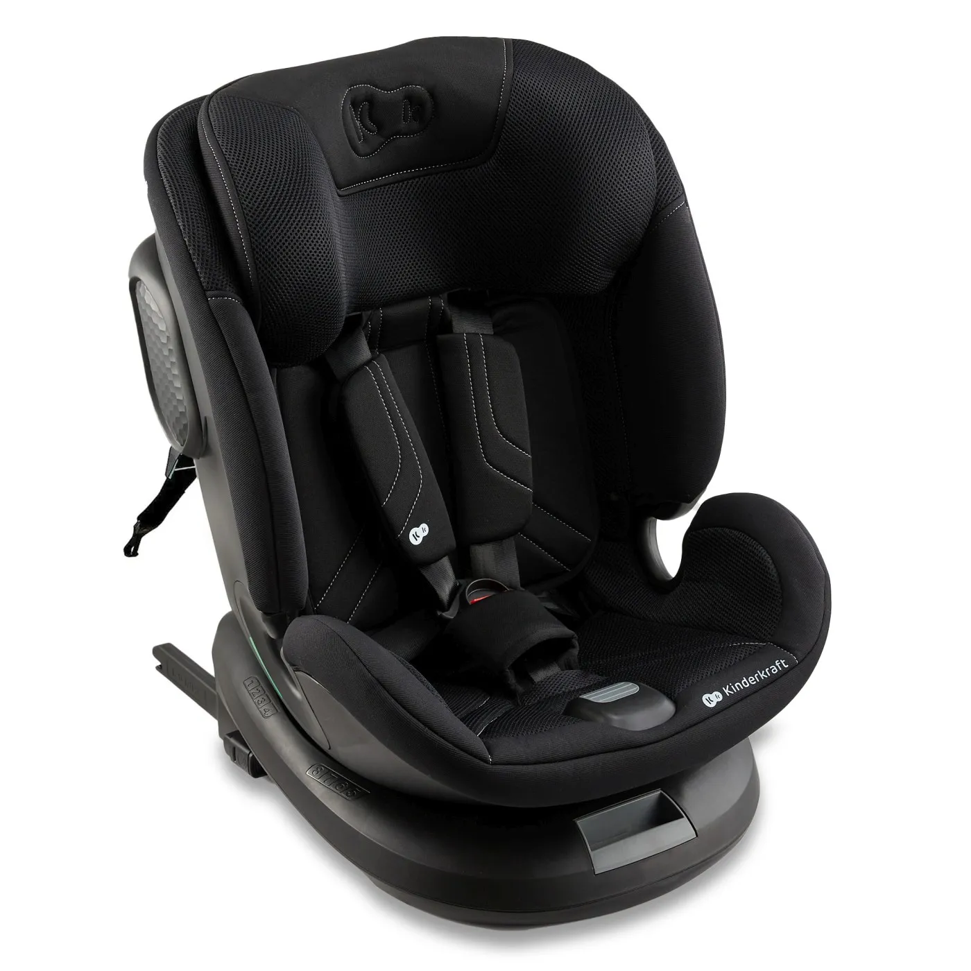 Scaun auto kinderkraft xpedition 3 i-size 40-150 cm, black, copii varsta 0 luni pana la 12 ani [3]