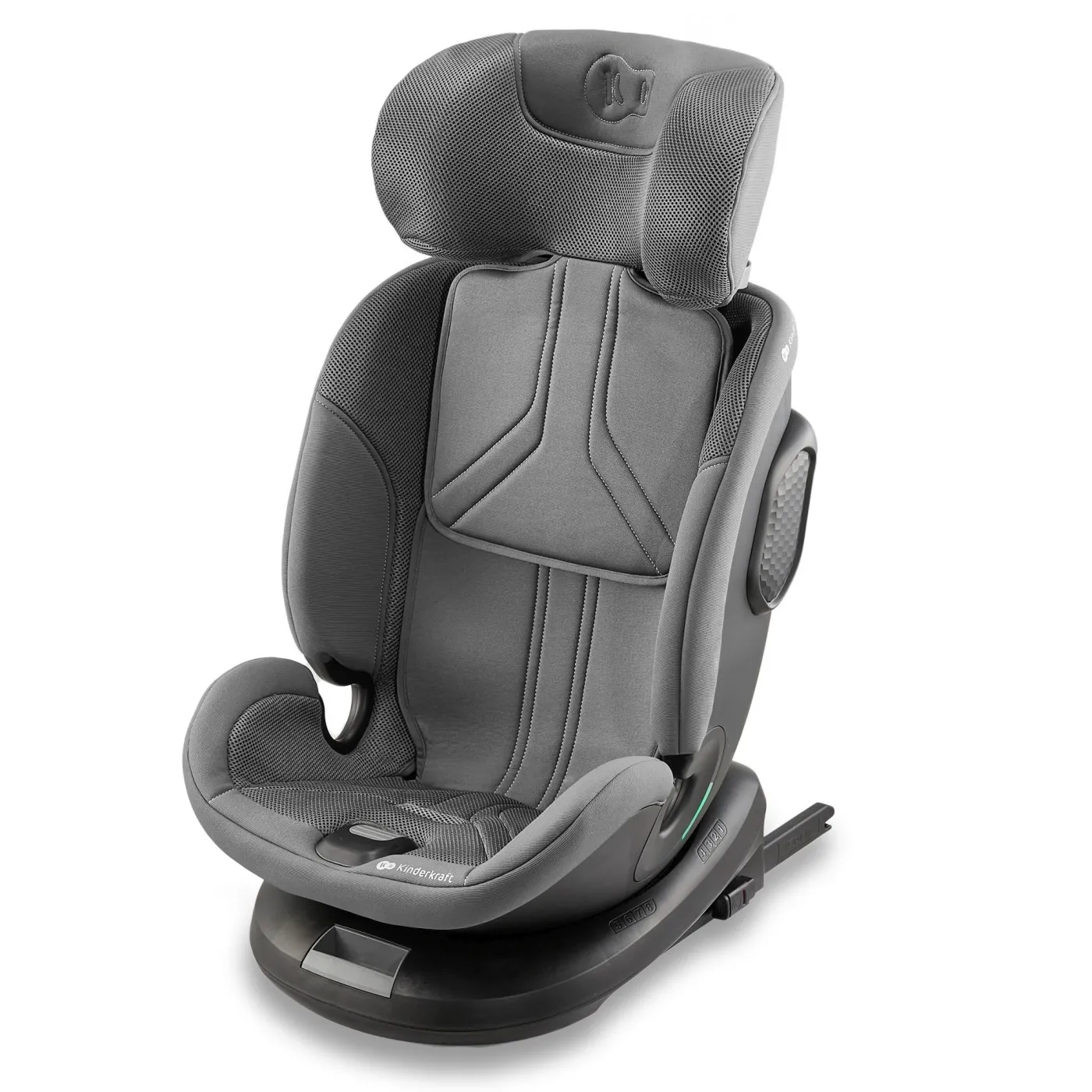 Scaun auto kinderkraft xpedition 3 i-size 40-150 cm, grey, copii varsta 0 luni pana la 12 ani [7]