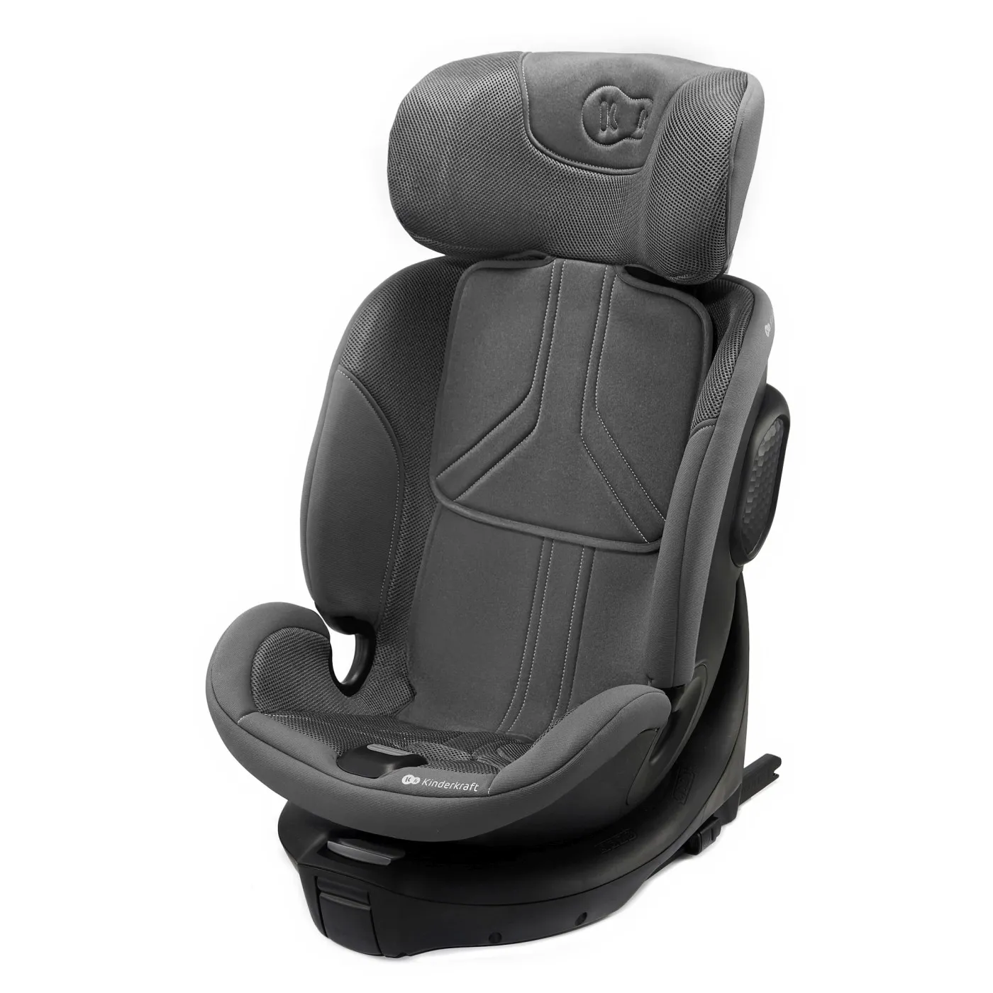 Scaun auto kinderkraft xrider 2 i-size 40-150 cm grey, copii varsta 0 luni pana la 3 ani [5]