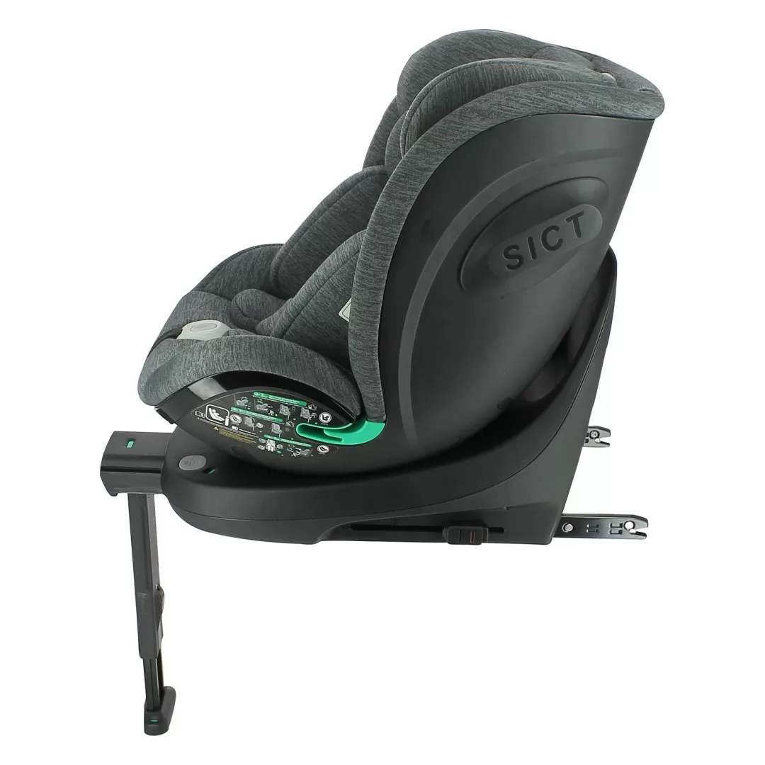 Scaun auto migo legend, 40-150 cm, grey, varsta de la 0 luni la 12 ani [2]