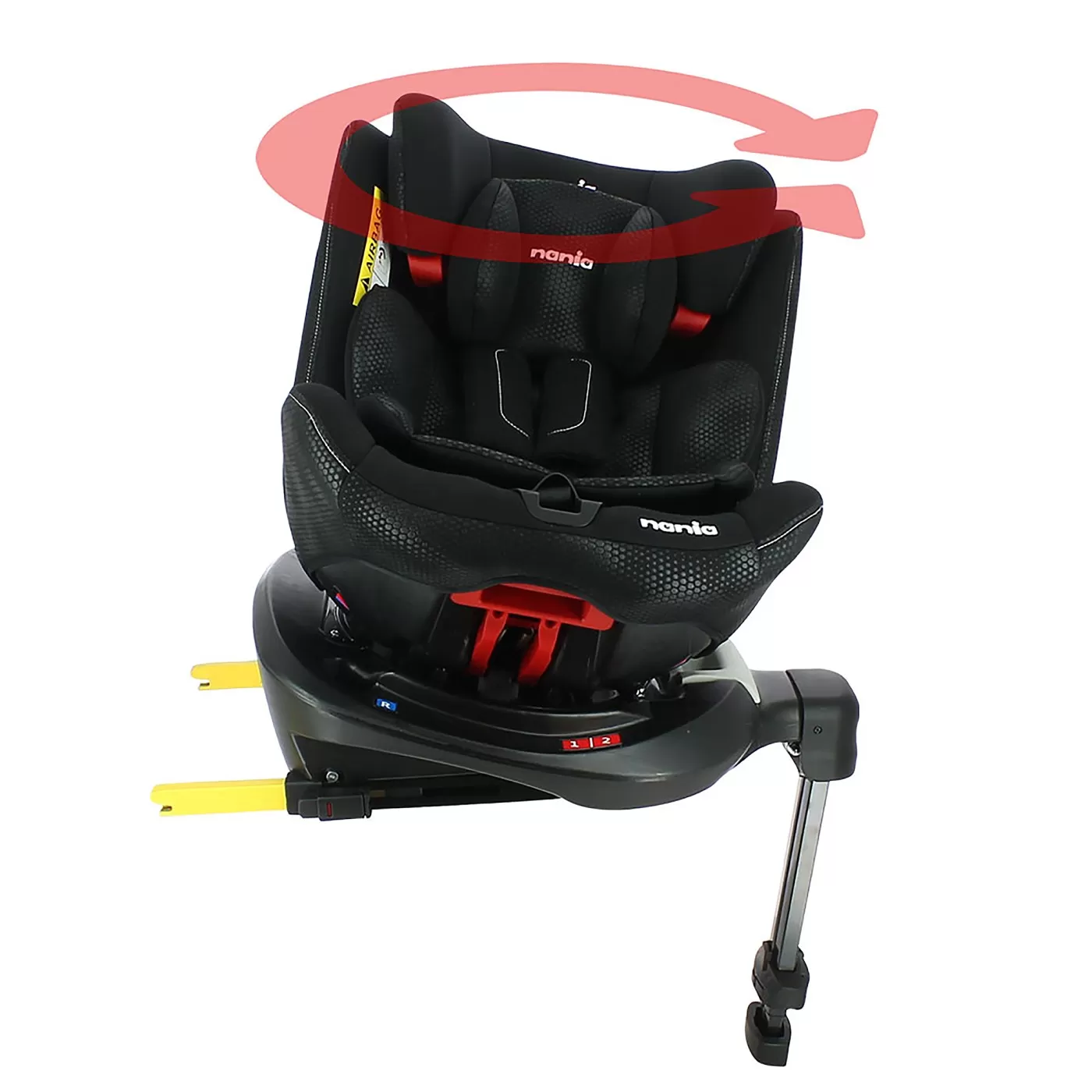 Scaun auto nania ranger, black, varsta de la 0 luni la 12 ani [3]