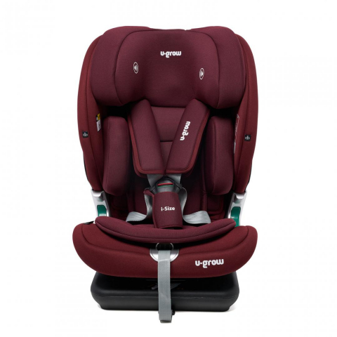 Carucioare, articole transport - Scaun auto u-grow,isofix,76-150 cm,rosu
