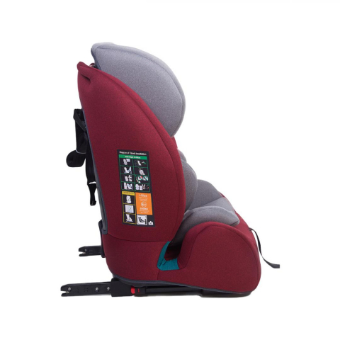 Scaun auto76-150cm,isofix/top tether,red [2]