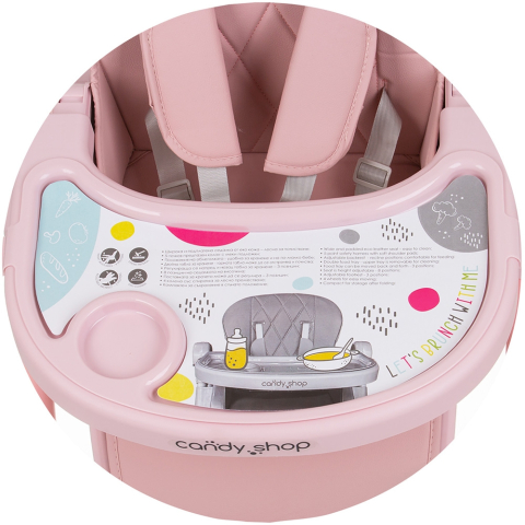 Scaun de masa Chipolino Candy Shop flamingo [7]