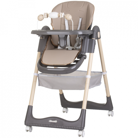 Diversificare si Ingrijire Bebe - Scaun de masa Chipolino First Spoon macadamia