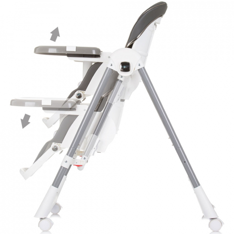 Scaun de masa Chipolino Milk Shake 2 in 1 ash grey [4]