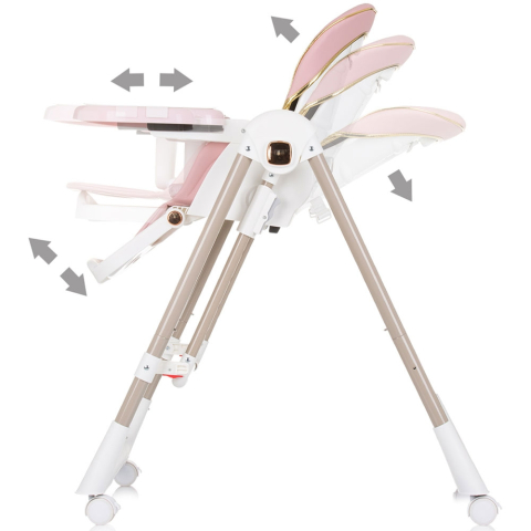 Scaun de masa Chipolino Milk Shake 2 in 1 flamingo [5]