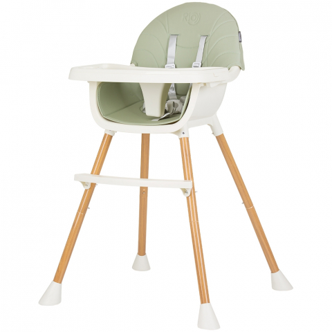 Diversificare si Ingrijire Bebe - Scaun de masa Chipolino Rio 2 in 1 aloe