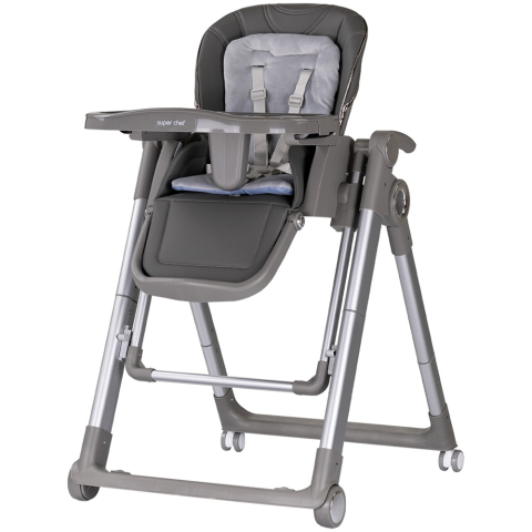 Diversificare si Ingrijire Bebe - Scaun de masa Chipolino Super Chef 2 in 1 cloud