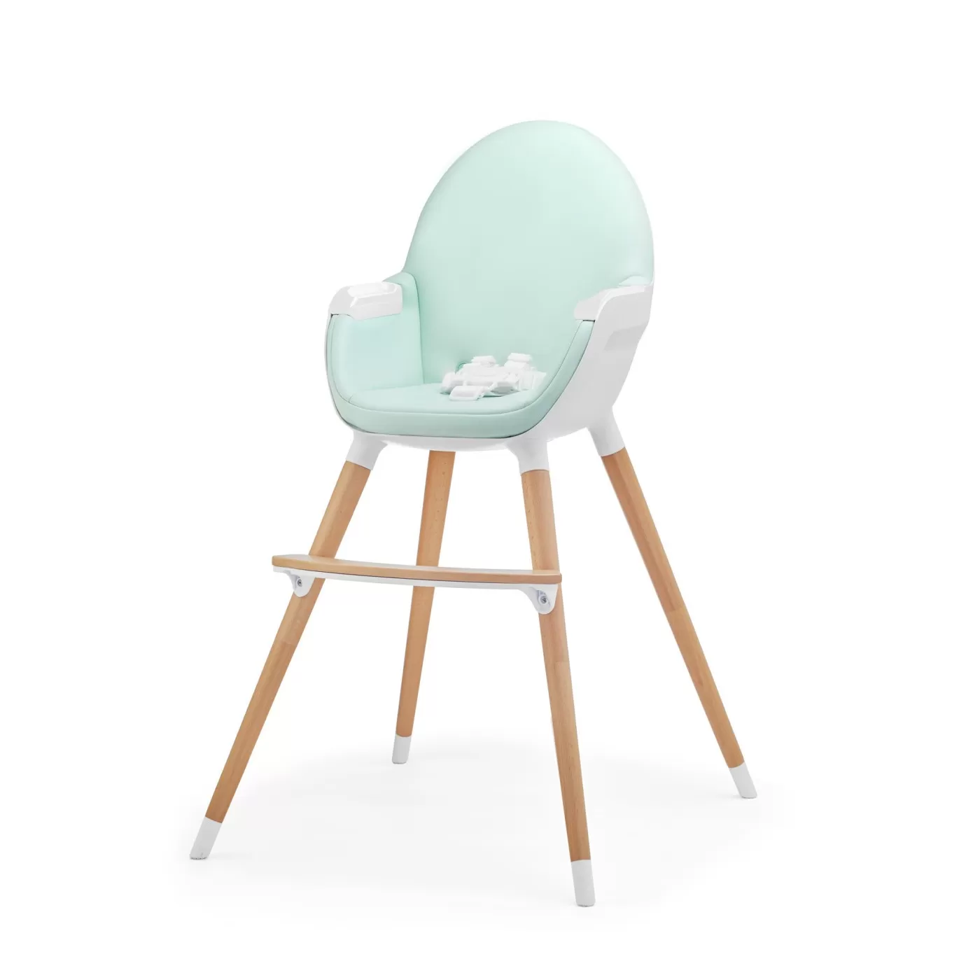 Scaun de masa kinderkraft fini, 2 in 1, mint, varsta de la 6 luni la 3 ani [2]