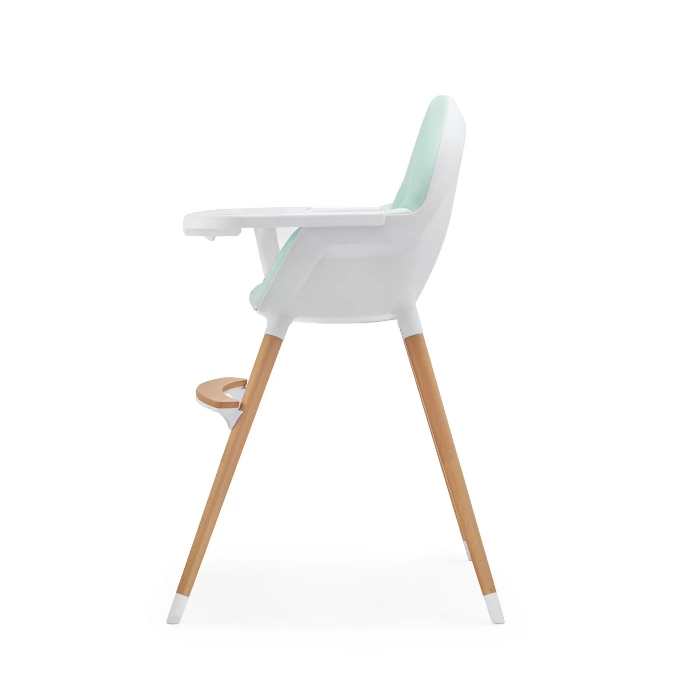Scaun de masa kinderkraft fini, 2 in 1, mint, varsta de la 6 luni la 3 ani [3]