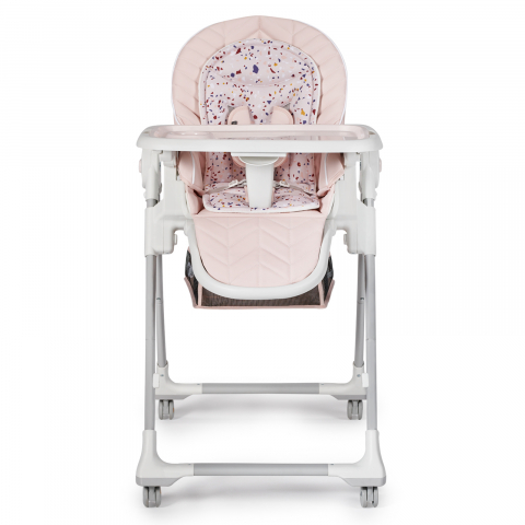 Scaun de masa kinderkraft lastree, 2 in 1, transformabil, pink, varsta de la 6 luni la 3 ani [2]