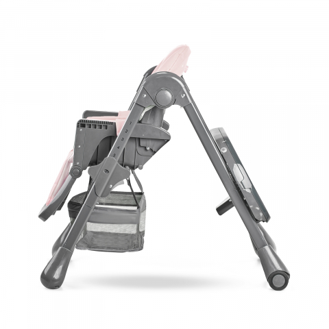 Scaun de masa kinderkraft tastee, pliabil, rose, varsta de la 6 luni la 3 ani [3]