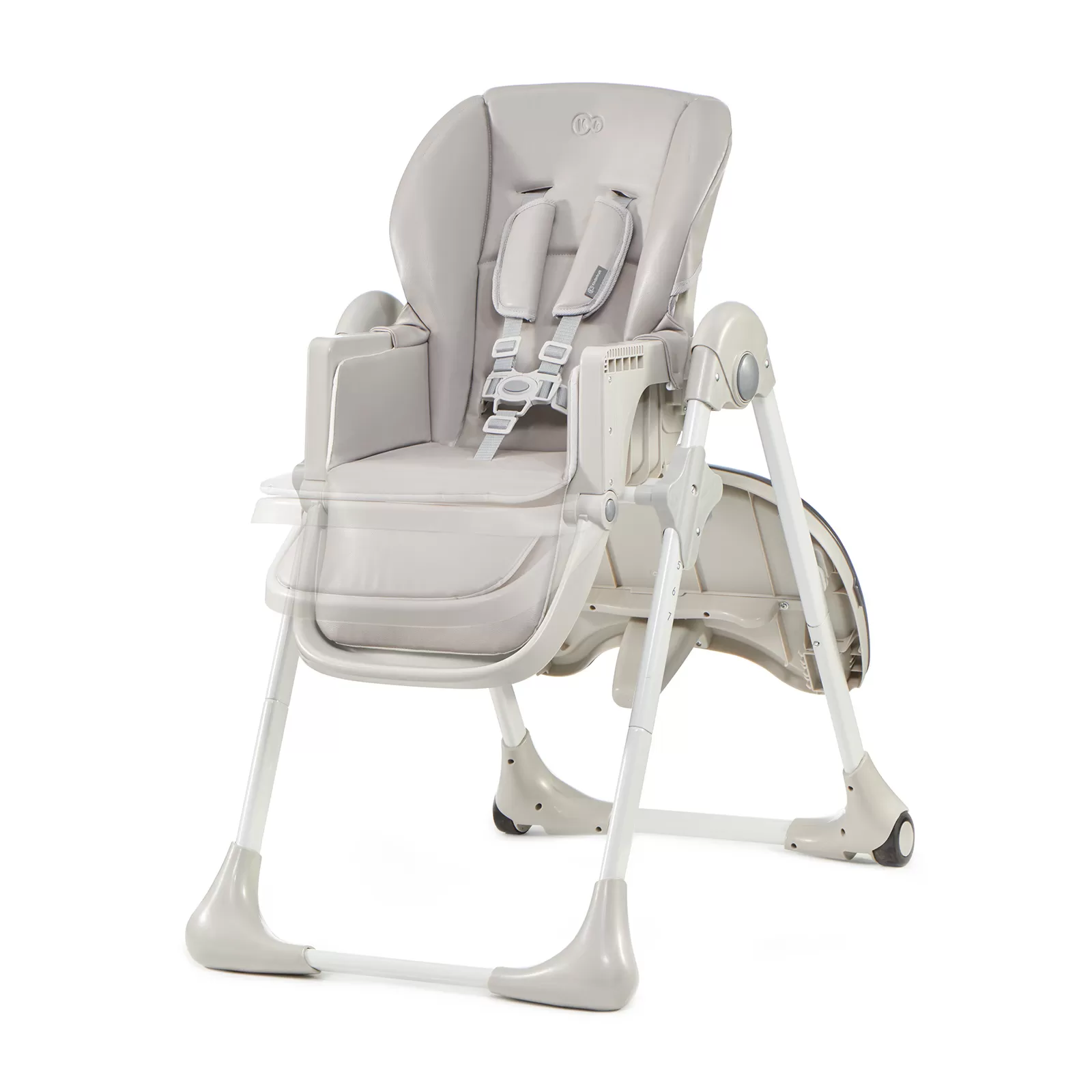 Scaun de masa kinderkraft yummy pliabil, grey, varsta de la 6 luni la 3 ani [5]