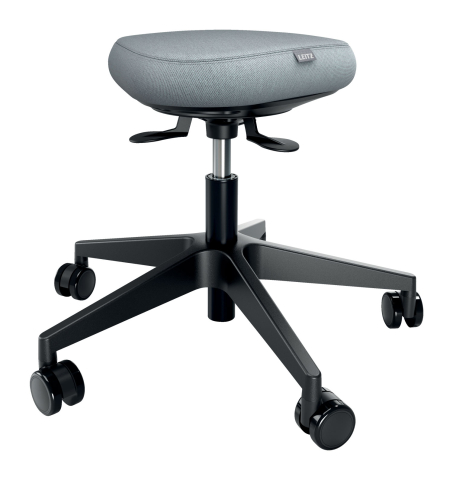 Articole pentru birou - Scaun ergonomic pentru pozitie sezut/in picioare mobil negru leitz