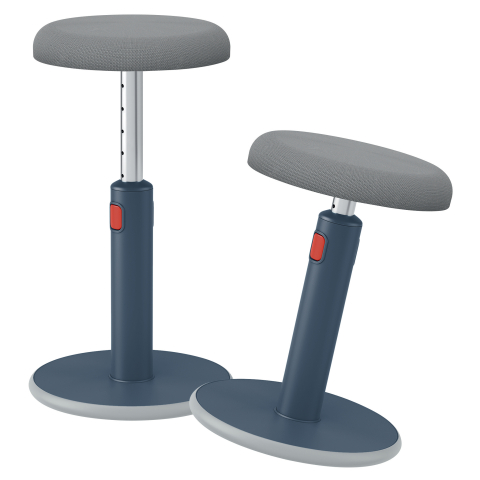 Articole pentru birou - Scaun ergonomic pt pozitie sezut/in picioare gri antracit leitz