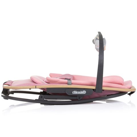 Scaunel balansoar Chipolino Senso pink marshmallow wood [4]