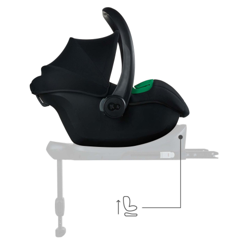 Scoica auto i-size, 40-87 cm, kinderkraft mink pro2 , black copii varsta 0 luni - 2 ani [3]