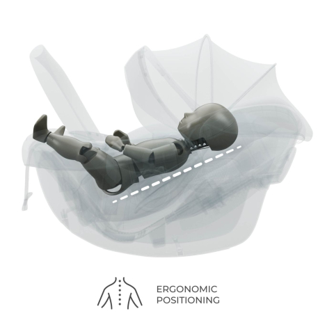 Scoica auto kinderkraft i-lite 40-87 cm, beige [6]