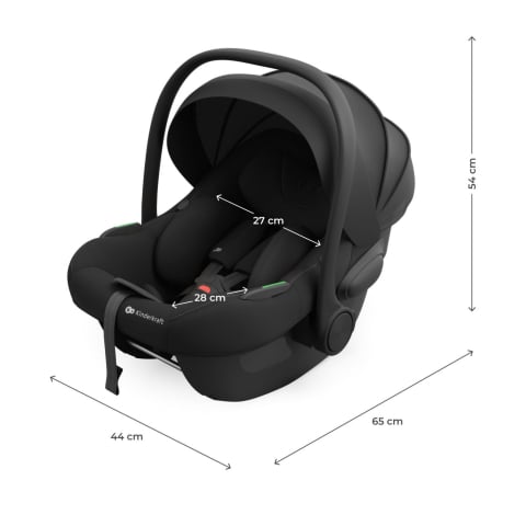 Scaune auto copii - Scoica auto kinderkraft i-lite 40-87 cm, black