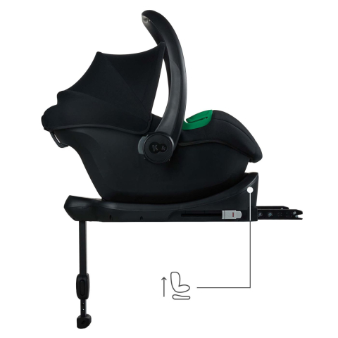 Scoica auto kinderkraft mink pro 2 i-size 40-75 cm + baza zestaw black copii varsta 0 luni - 1 an [3]