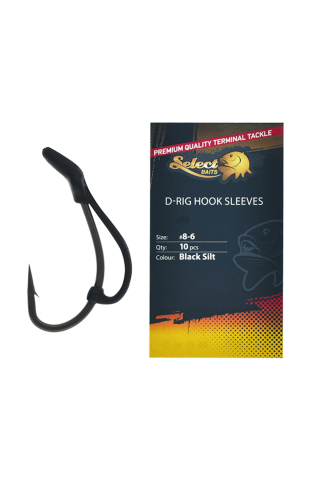 Pescuit si vanatoare - Select Baits D-Rig Hook Sleeves #6-8
