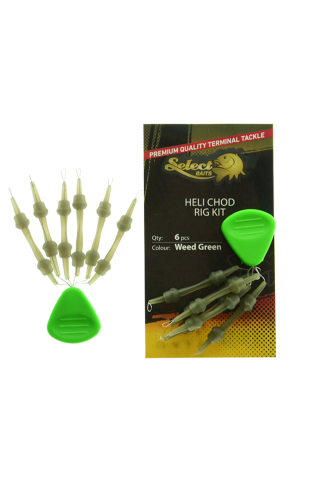 Pescuit si vanatoare - Select Baits Heli Chod Rig Kit Weed Green (verde)