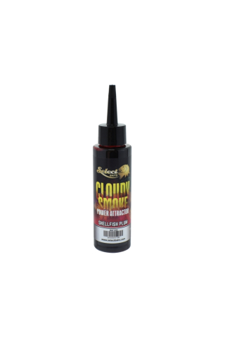 Pescuit si vanatoare - Select Baits lichid Cloudy Smoke Shellfish Plum 115ml