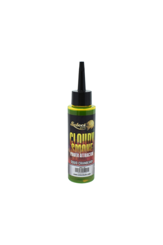 Accesorii pescuit - Select Baits lichid Cloudy Smoke Squid Cranberry 115ml