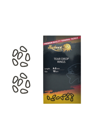 Pescuit si vanatoare - Select Baits Tear Drop Rings 6mm