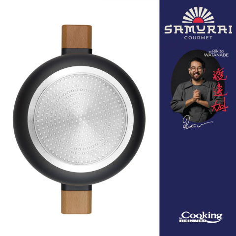Semioala aluminiu + capac 24x12.5 cm, 5.3 l, rikito watanabe, samurai gourmet, cooking by heinner [1]