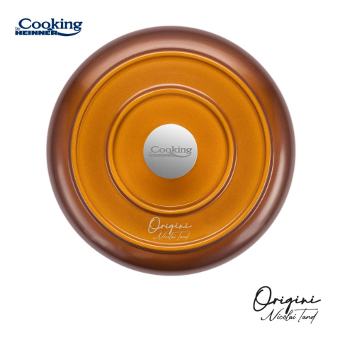 Semioala aluminiu turnat + capac 26x12.5 cm,5.8l, nicolai tand, origini, cooking by heinner [3]