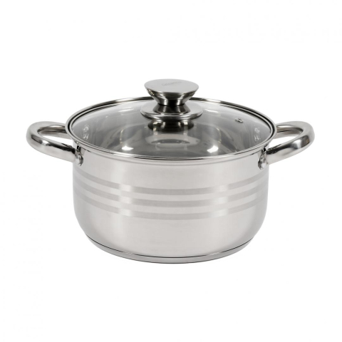 Oale si cratite - Semioala inox+capac, 20x11.5 cm, 3.5 l, myra, cooking  by heinner