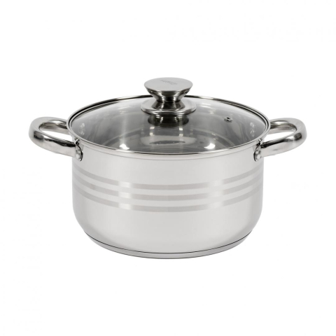 Oale si cratite - Semioala inox+capac, 22x12.5 cm, 4.5 l, myra, cooking  by heinner&nbsp;