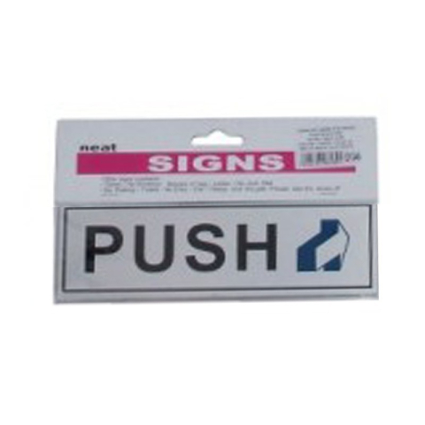 Birotică și Papetărie - Semn indicator CNX PUSH, carton plastifiat