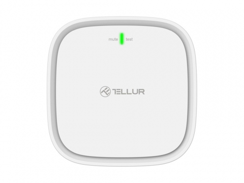 Accesorii IT - Senzor de gaz WiFi Tellur Smart, DC12V 1A, Alb