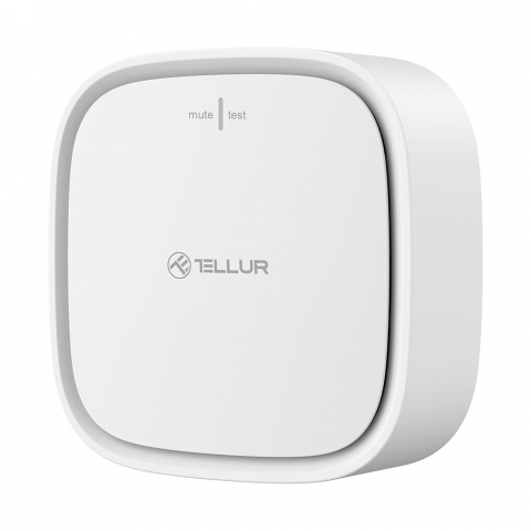 Senzor de gaz WiFi Tellur Smart, DC12V 1A, Alb [7]